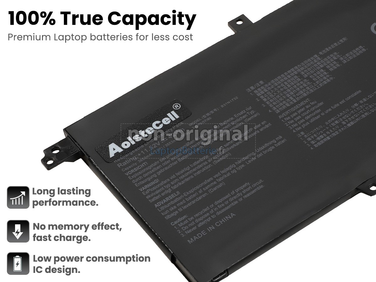 Batterie pour Asus FX571GT-BQ691T