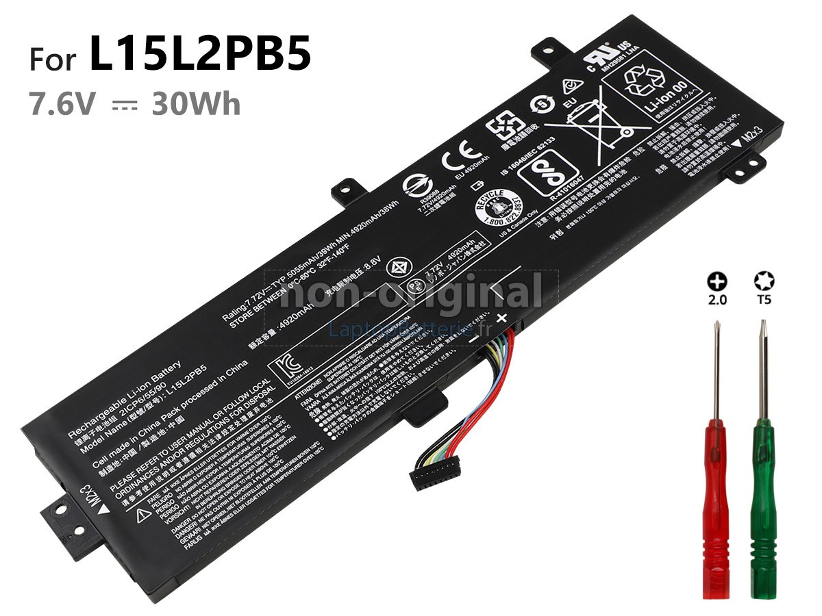 Batterie pour Lenovo IdeaPad 510-15ISK(80SR0009GE)