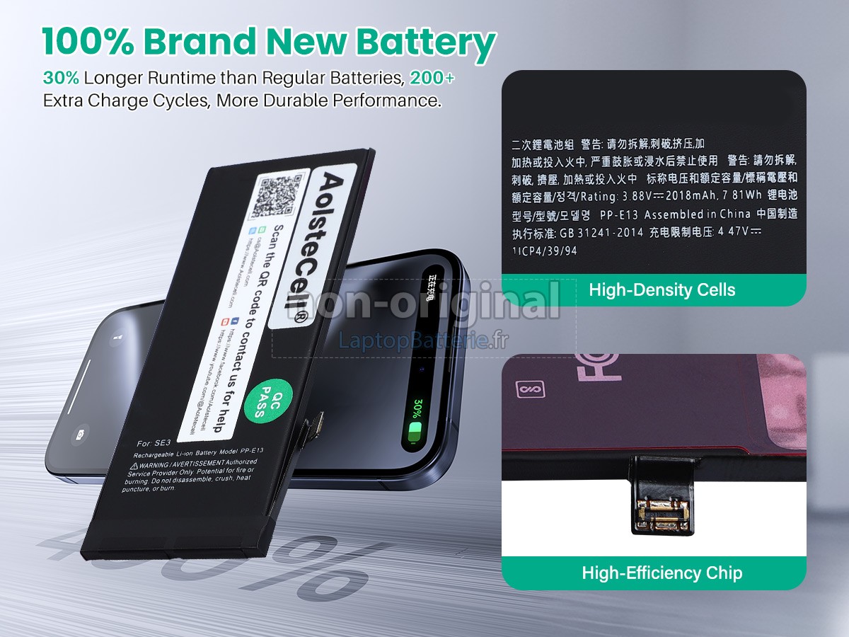 Batterie pour Apple IPHONE SE(3RD GEN 2022)