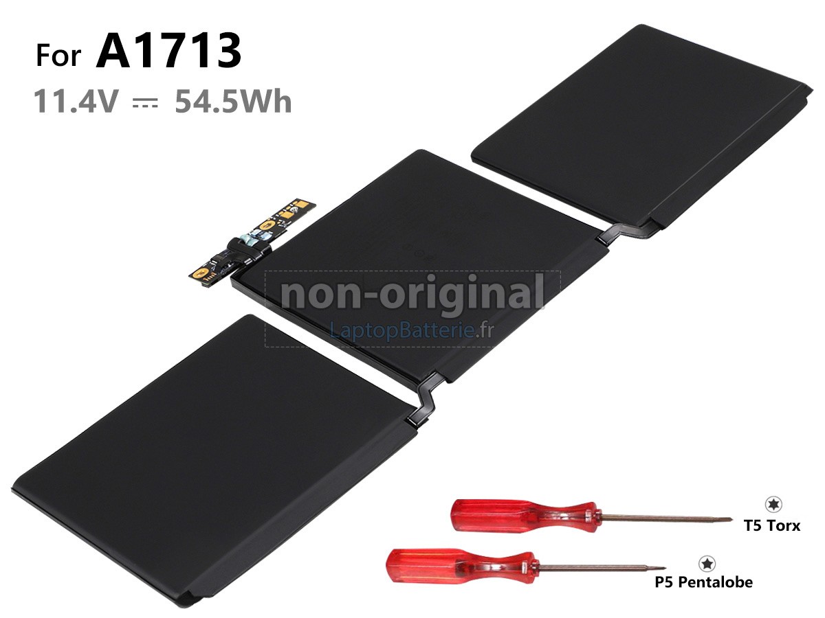 Batterie ordinateur portable Apple MacBook Pro 13 inch A1708(Mid