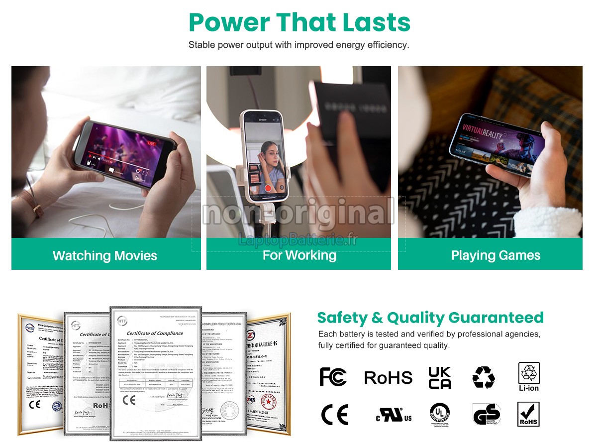 Batterie pour Apple A2412 EMC 3550