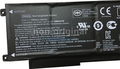 Batterie pour HP ZBook X2 G4 3JY50UT notebook pc
