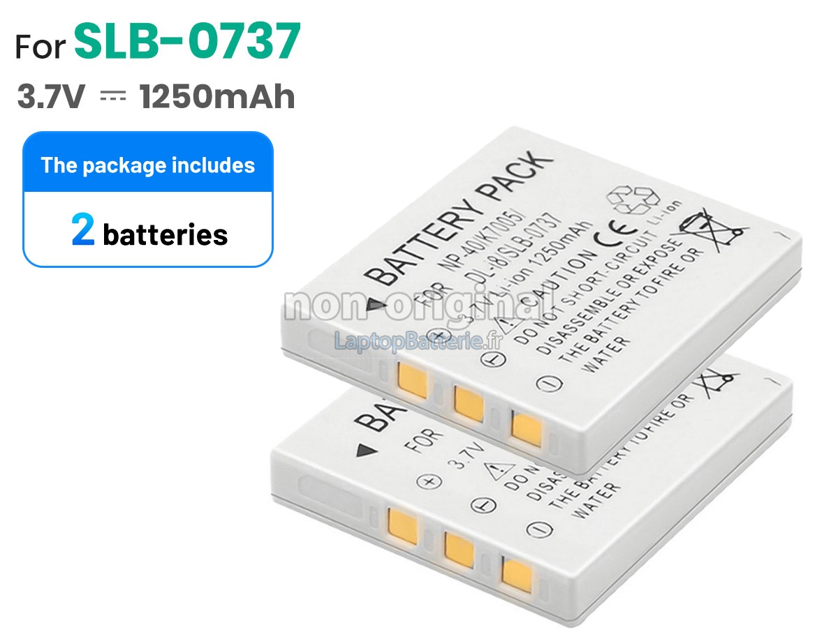 Batterie pour Samsung SLB-0737